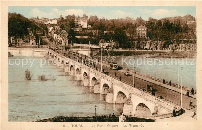 Tours Indre-et-Loire Pont Wilson La Tranch