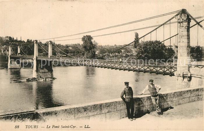 Tours Indre-et-Loire Pont Saint Cyr.