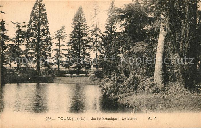 Tours Indre-et-Loire Jardin botanique Le Bassin