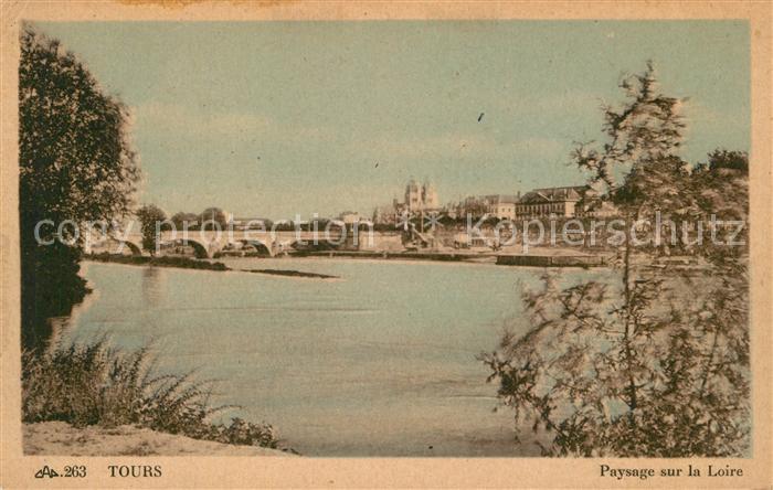 Tours Indre-et-Loire Paysage sur la Loire