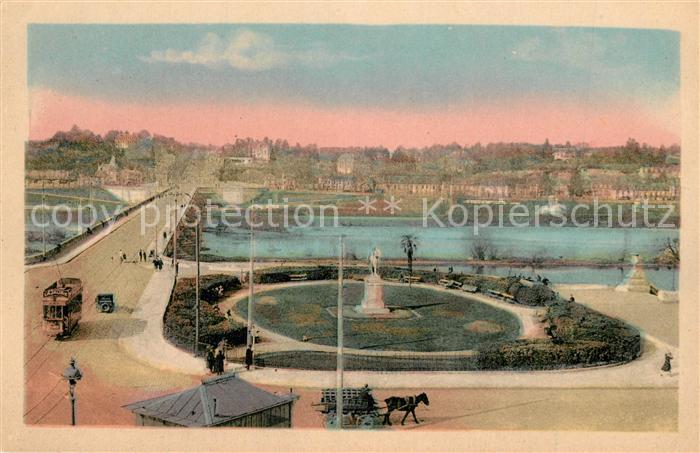 Tours Indre-et-Loire Panorama des Coteaux de la Loire Strassenbahn Pferdekutsche