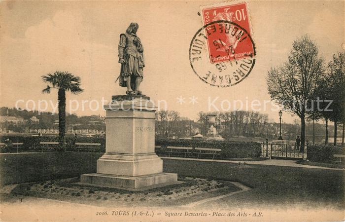 Tours Indre-et-Loire Square Descartes Place des Arts