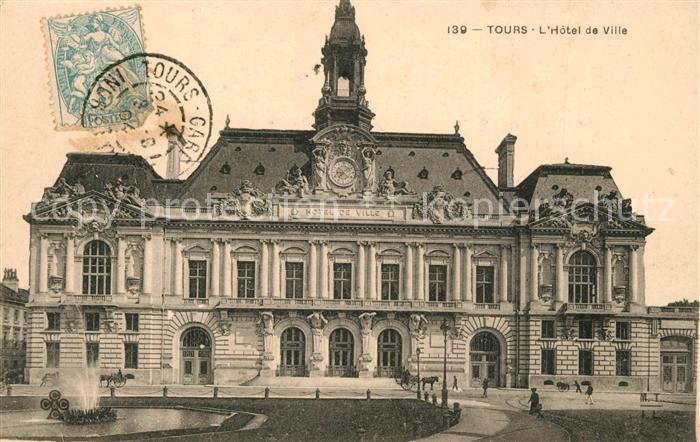 Tours Indre-et-Loire Hotel de Ville