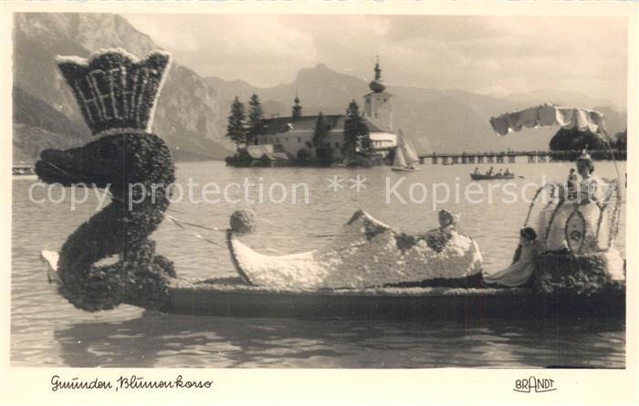 Gmunden Salzkammergut Blumenkorso