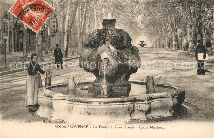 Aix-en-Provence Cours Mirabeau Fontaine