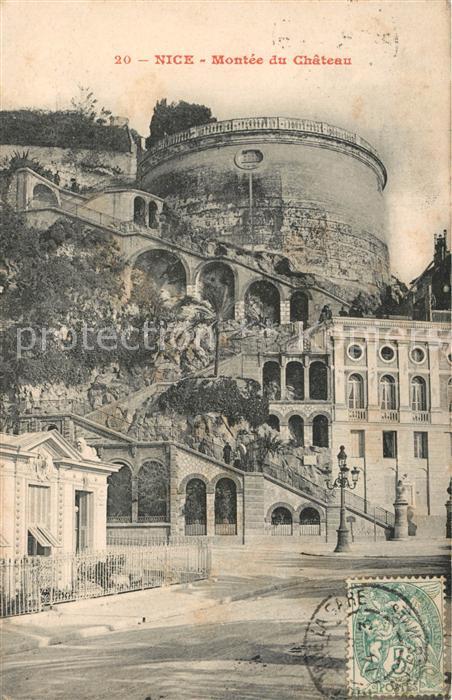 Nice Alpes Maritimes Mont?e du Chateau
