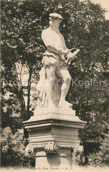 Sens 89 Statue de Jean Cousin
