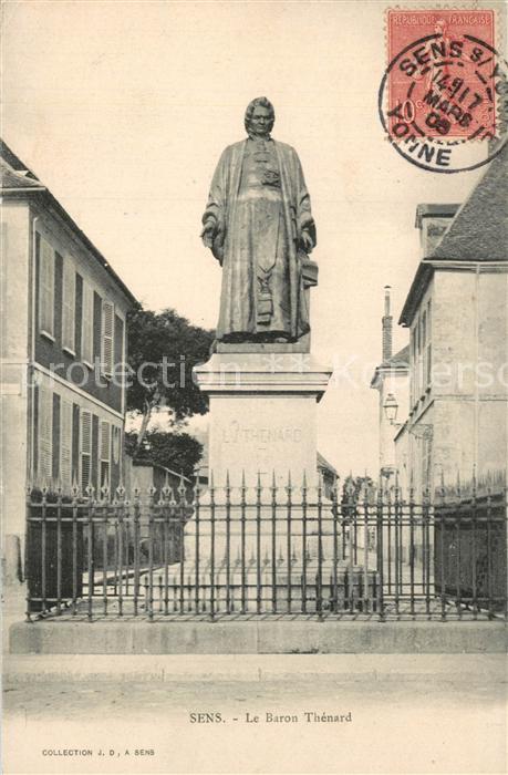 Sens 89 Baron Thenard Denkmal