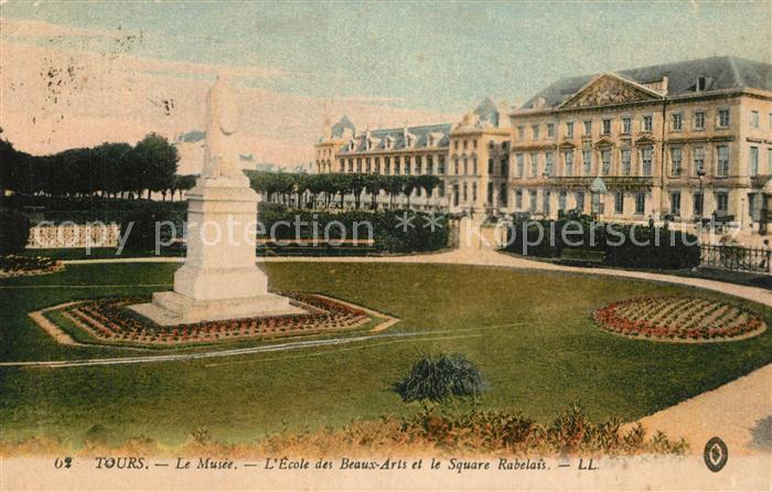 Tours Indre-et-Loire Musee Ecole des Beax-Arts Square Rabela