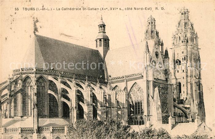 Tours Indre-et-Loire Cathedrale St. Gatien