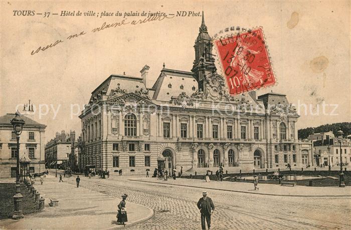 Saint Symphorien Tours Hotel de ville Place du palais de justice