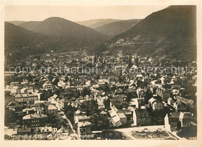 Neustadt Haardt Fliegeraufnahme