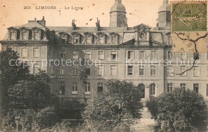 Limoges Haute Vienne Le Lycée