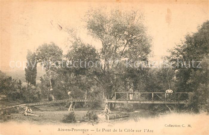 Aix-en-Provence Pont de la Cible sur l'Arc