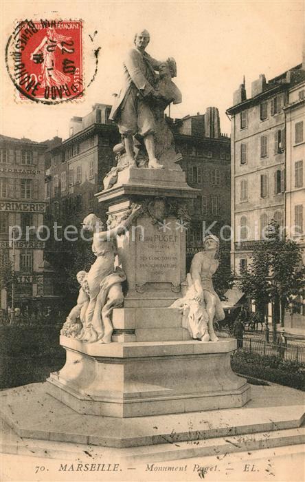 Marseille Bouches-du-Rhone Monument Puget