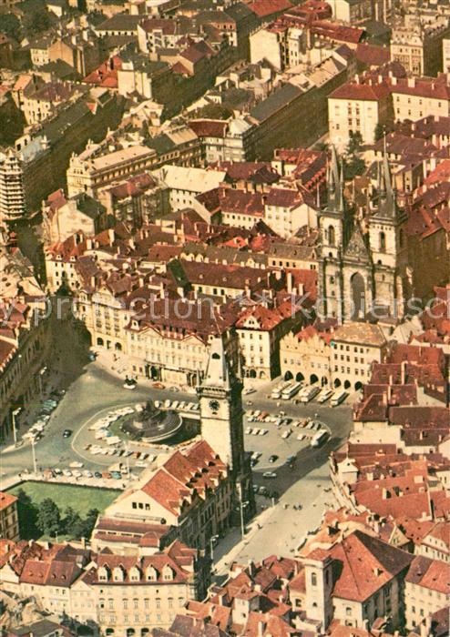 Praha Prahy Prague Altstaedter Ring Fliegeraufnahme
