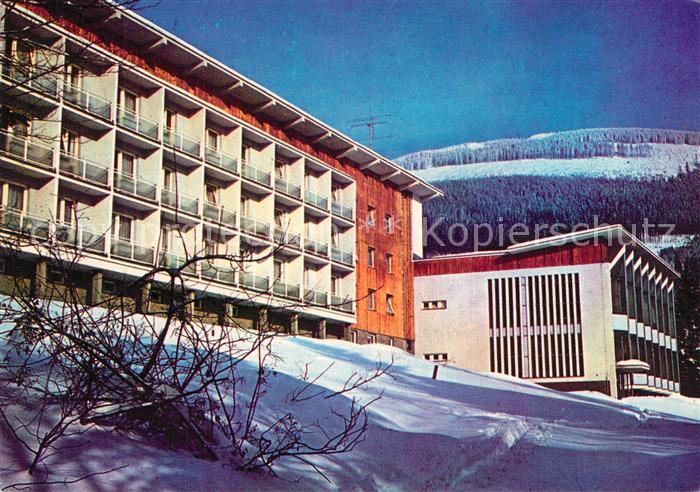 Spindleruv Mlyn Spindlermuehle Interhotel Montana im Winter