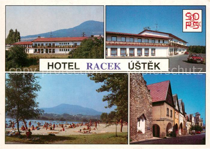 Ustek Leitmeritz Hotel Racek Badestrand