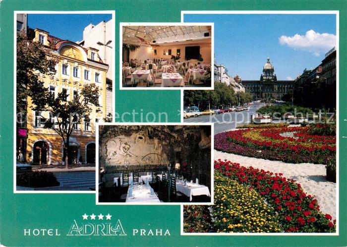 Praha Prahy Prague Hotel Adria Restaurant Blumenbeete