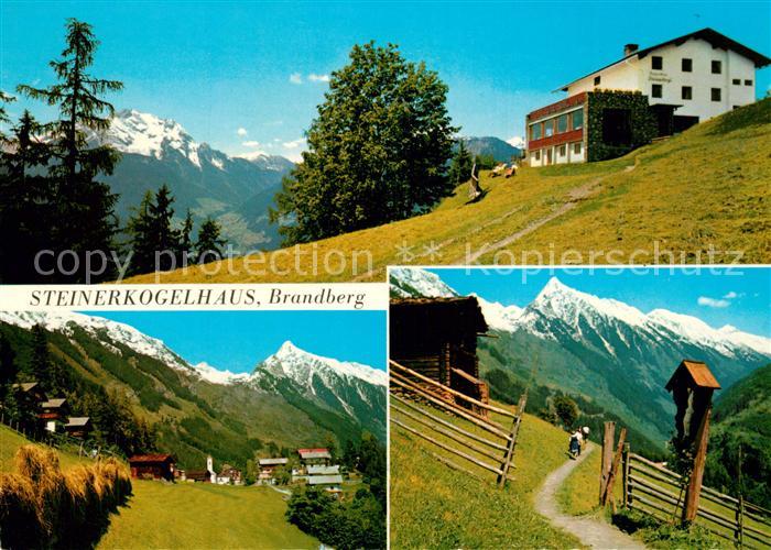 Brandberg Tirol Berggasthaus Steinerkogelhaus Alpenpanorama Zillertaler Alpen Wa