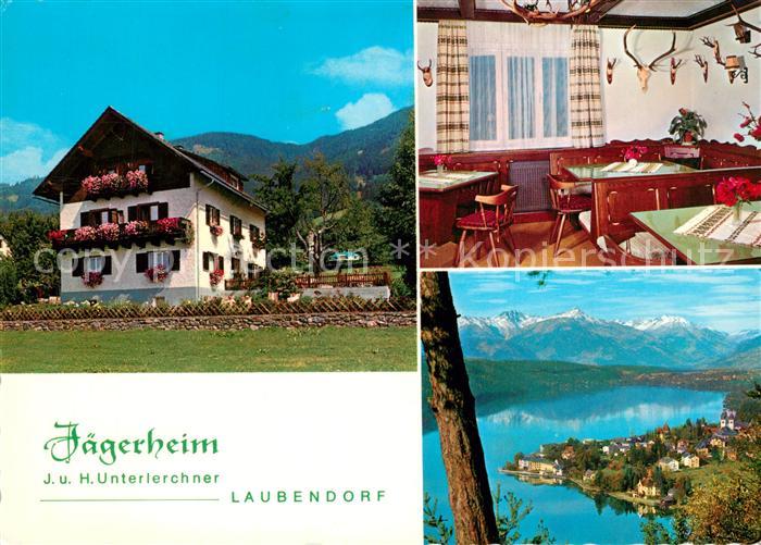 Laubendorf Kaernten Jaegerheim Gaststube Millstaetter See