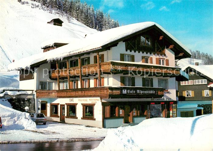 Mittelberg Kleinwalsertal Alpenstueble Cafe Restaurant