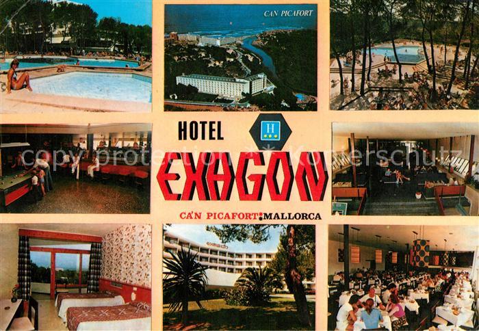 Can Picafort Mallorca Hotel Exagon Swimmingpool Bar Restaurant Zimmer