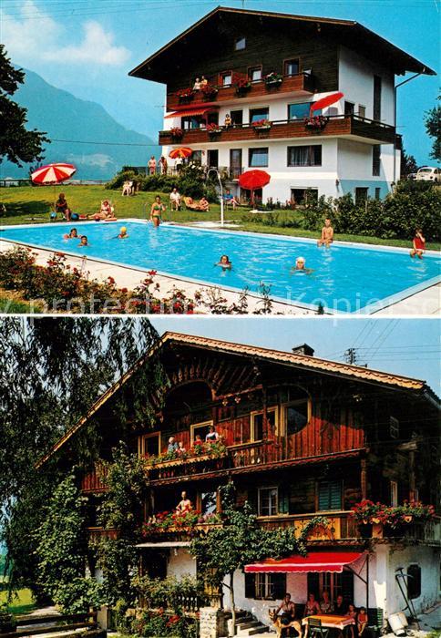 Stumm Zillertal Fruehstueckspension Wurm Pool