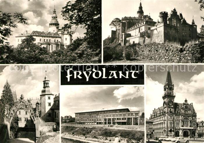 Frydlant Kirche Burg Schloss Rathaus