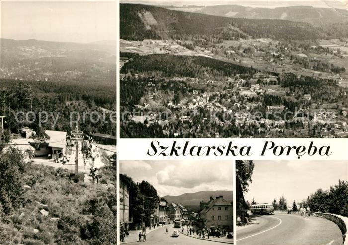 Szklarska Poreba Panorama Sessellift Strassenpartie