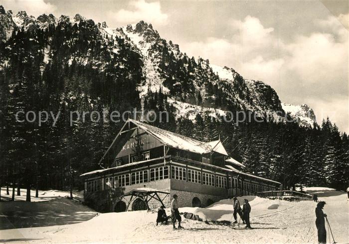 Vysoke Tatry Chata Kamzik Bergbaude Wintersport Hohe Tatra