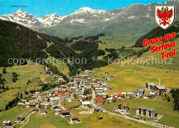 Serfaus Tirol Sonnenparadies Komperdellgebiet Alpenpanorama Fliegeraufnahme