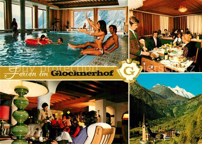 Heiligenblut Kaernten Hotel Glocknerhof Hallenbad Blick zum Grossglockner Hohe T