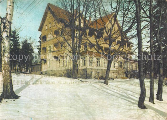 Polanica-Zdrój  Sanatorium II im Winter