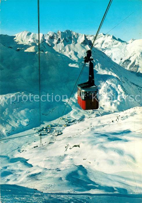 Zuers Arlberg Trittkopfseilbahn Wintersportplatz Alpen