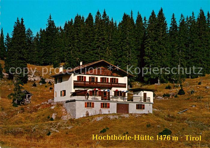 Ehrwald Tirol Hochthoerle Huette