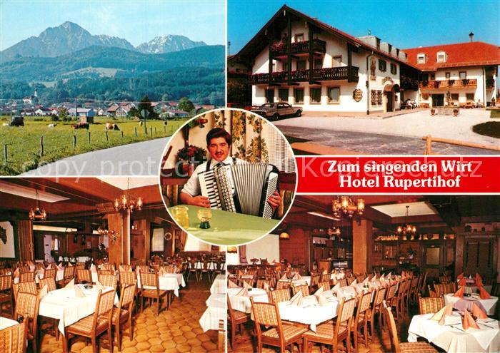 Ainring Hotel Rupertihof Restaurant Zum singenden Wirt Hausmusik Ziehharmonika A