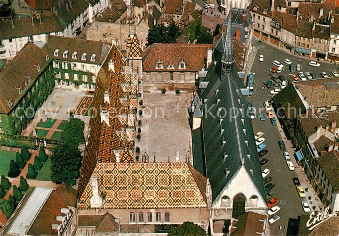 Beaune Cote d Or Burgund Hotel Dieu Eglise vue aérienne