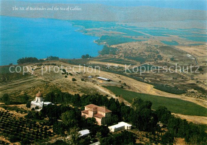 Galilee Mount of Beatitudes Sea of Galilee Berg der Seeligkeit See Genezareth Fl
