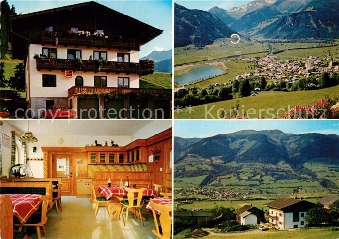 Uttendorf Salzburg Jausenstation Oberberg Gastraum Landschaftspanorama Alpen