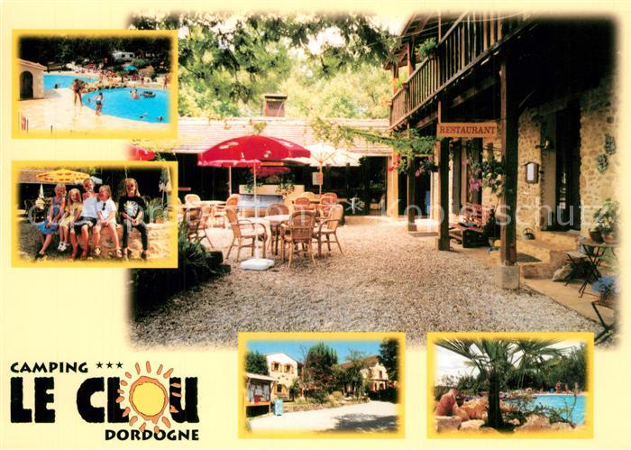 Le Coux-et-Bigaroque Camping Le Clou Piscine Restaurant