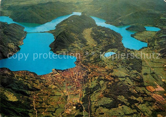 Lago di Lugano TI Fliegeraufnahme