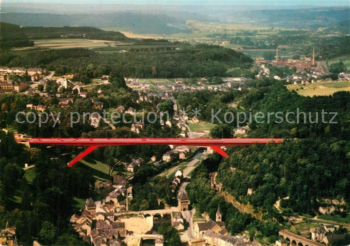 LUXEMBOURG  Luxemburg Pont Grande Duchesse Charlotte vue aérienne
