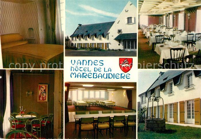 Vannes 56 Restaurant la Maree Bleue Hotel la Marebaudiere