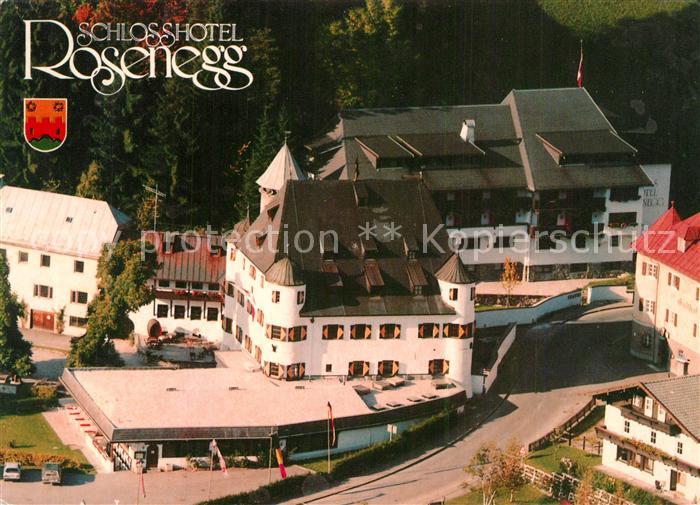Fieberbrunn Tirol Ferienhotel Schlosshotel Rosenegg Fliegeraufnahme