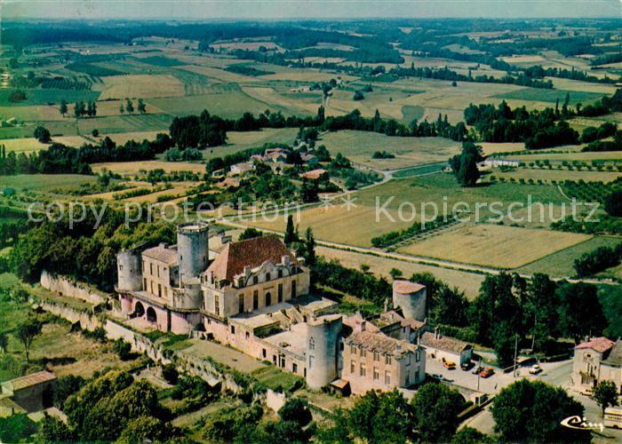 Duras Lot-et-Garonne Fliegeraufnahme Chateau