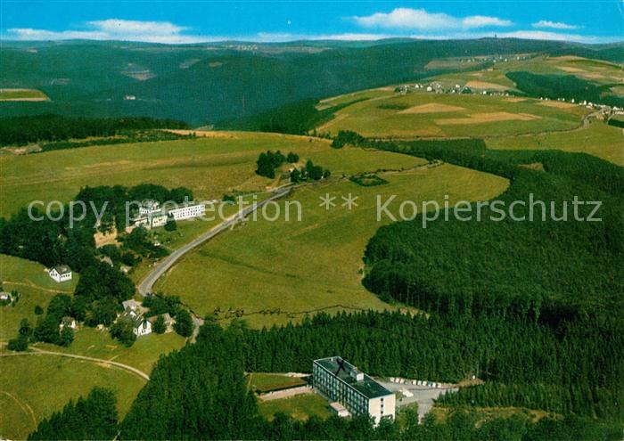 Hoheleye Fliegeraufnahme Sanatorium auf der Hoheleye