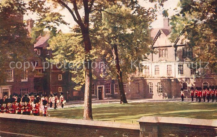 Leibgarde Wache Tower of London Tower Green King's Hous