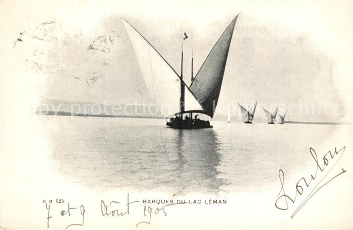 Segelboote Barques du Lac Leman