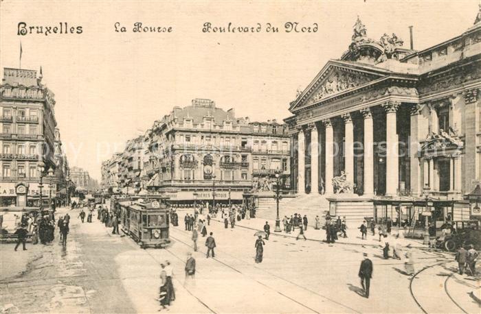 Strassenbahn Bourse Boulevard du Nord